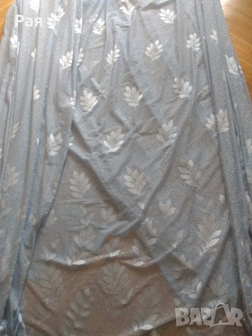 Тънко синьо перде 5.20 широко , високо 2.30 см , снимка 6 - Пердета и завеси - 33993521