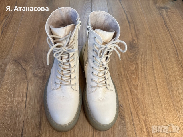 Кожени кубинки Steve Madden Skylar, снимка 2 - Дамски боти - 52955185