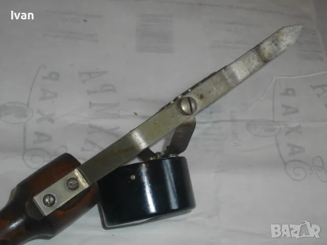 НЕМСКА РЪЧНА ТОВАРНА ВИЛКА 3V СТАРО КАЧЕСТВО ОТЛИЧНО РАБОТНО СЪСТОЯНИЕ ТЕСТЕР КИСЕЛИННИ АКУМУЛАТОРИ, снимка 14 - Други инструменти - 48140309