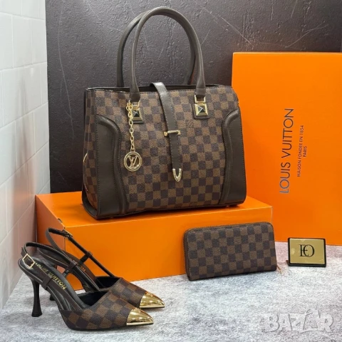 обувки на ток louis vuitton , снимка 6 - Дамски обувки на ток - 50669188