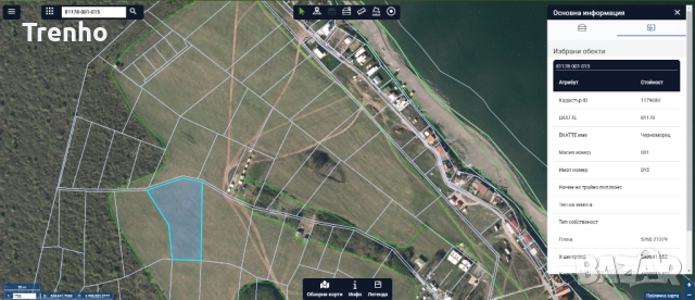 Топ парцел на морето Атия (залив Вромос) 1441кв.м + видео, снимка 3 - Парцели - 46238925