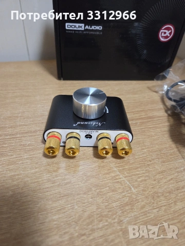 Чисто нов НОВ Nobsound NS-01G Pro Mini Bluetooth 5.0 цифров Hifi аудио усилвател 50W+50W  