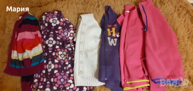 Голям лот дрешки за момиче-суитчъри,блузки с дълъг ръкав, клинчета, дънки-размер 128-134 см., снимка 4 - Детски анцузи и суичери - 38900577
