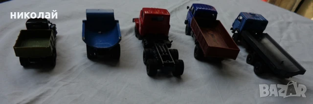 Ретро детски камиончета метални и пластмасови оригинални СССР мащаб 1/43, снимка 2 - Колекции - 50929333