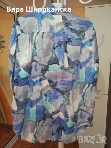 Дамска риза за едра дама. Размер: L, XL. , снимка 3 - Ризи - 40630705