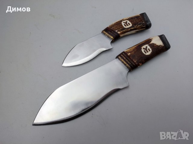 Комплект ножове ръчна изработка Рог, снимка 4 - Ножове - 40887287