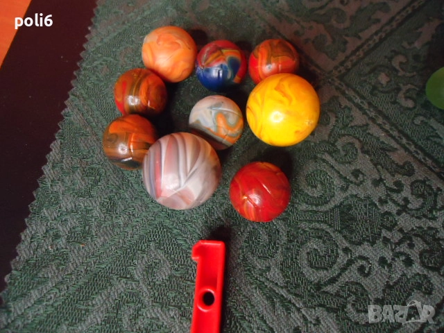 стъклени топчета,гуди,лимки, билички, сирийчета,сълзи ,гумени топчета-топчовци, снимка 2 - Колекции - 14479439