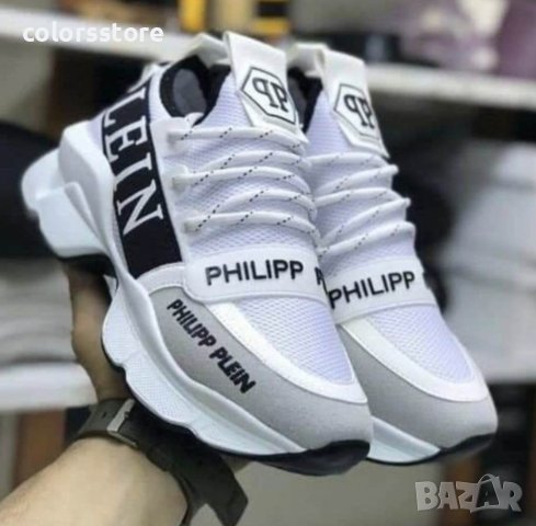 Дамски бели маратонки  Pfilipp Plein  код Br85