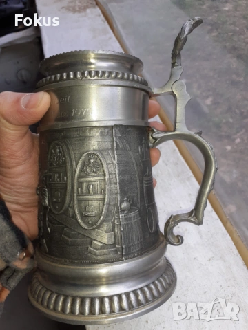 Страхотна стара немска колекционерска халба за бира