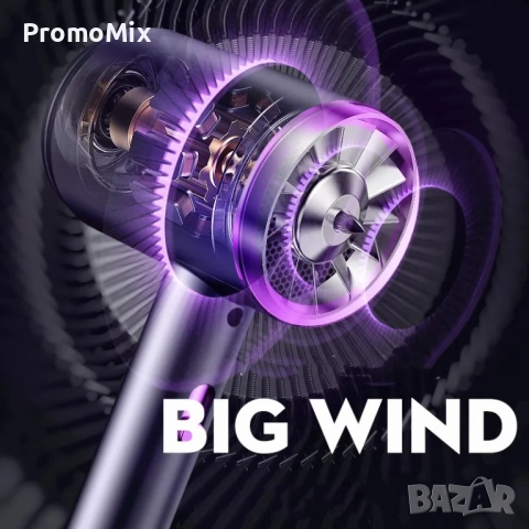 Сешоар Hibima XL2000 800W Туристически малък сешоар йонизация, снимка 5 - Сешоари - 52433809