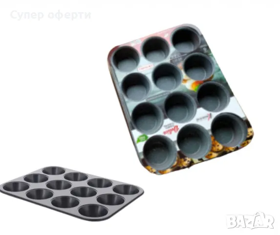 ФОРМА МЪФИНИ-12БР, снимка 3 - Форми - 48389001