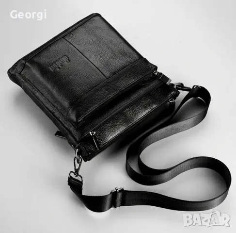 Мъжка творческа и функционална чанта /Телешка естествена кожа!, снимка 8 - Чанти - 49294003