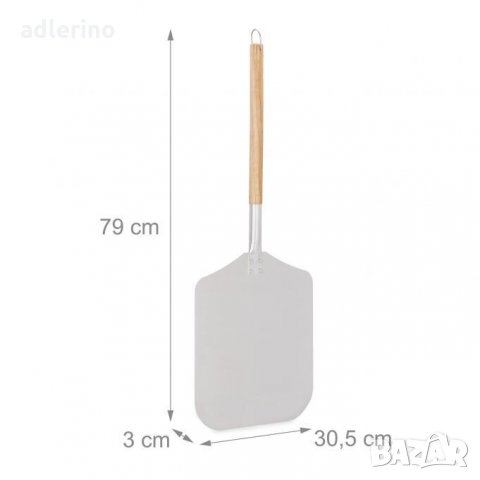 Лопатка за пица и печени тестени изделия, лопата за козунаци, лопата за хляб, алуминиева, , снимка 2 - Други - 34381142