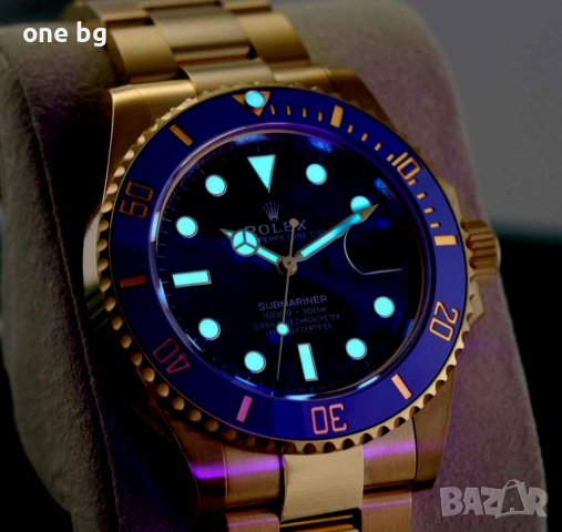 Rolex Submariner Gold Blue Ocean , снимка 12 - Мъжки - 40519073