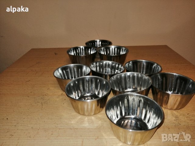 Продавам чашки за сладки, алпака, снимка 2 - Чаши - 39793282