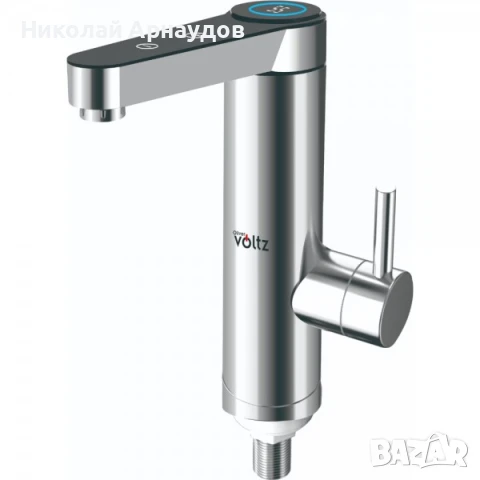 Нагревател за вода Oliver Voltz OV57100F, 3300W, За плот, Сензорно управление, Дигитален дисплей