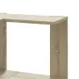 vidaXL Ъглова етажерка 3 нива дъб сонома 50x50x102 см инженерно дърво, снимка 7