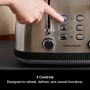 Тостер за 4 филии Morphy Richards Mexborough, 1860W,черна рамка,242901, снимка 6