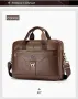 Кафява Елегантна и Дизайнерска бизнес чанта SCHLATUM* (куфарче за лаптоп 15”), снимка 9