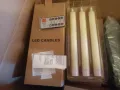 Eldnacele 6 Броя LED свещи с функция таймер мигащ пламък LED изработени от восък НОВИ, снимка 4