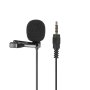 3.5AUX петличен микрофон Всенасочен кондензаторен микрофон Превъзходен звук за аудио и видео запис Ч, снимка 1 - Микрофони - 41469578