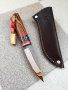 Ръчно изработен ловен нож от марка KD handmade knives ловни ножове, снимка 1 - Ловно оръжие - 39889785