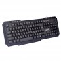 Клавиатура Makki KB-106, кирилизирана, черна, USB, снимка 1 - Клавиатури и мишки - 34671021