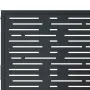 vidaXL Градинска порта, антрацит, 100x200 см, стомана, квадратен дизайн, снимка 7
