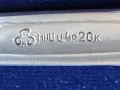 прибори от мелхиор, от мод."Троянда"= "Роза", от СССР, отделни редки бройки - лопатка, виличка, лъжи, снимка 6