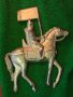 СТАРА ФИГУРКА ОЛОВЕН ВОЙНИК КОННИК РИЦАР ЗНАМЕНОСЕЦ ВОИН за КОЛЕКЦИЯ ДЕКОРАЦИЯ 25846, снимка 13