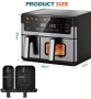 Дигитален въздушен фритюрник 10L • Две зони • 10-в-1 – STBuildHome, снимка 2