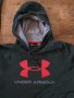 Under Armour Logo Pullover Hoodie - страхотно мъжко горнище , снимка 1 - Спортни дрехи, екипи - 39972126