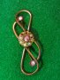 СТАРИННА МЕДНА с ПОЗЛАТА АРТ НУВО РЕТРО БРОШКА МАЙСТОРСКА РЪЧНА ИЗРАБОТКА 38444, снимка 15