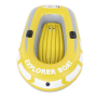 Едноместна надуваема каучукова лодка с PVC защита, помпа и гребла , снимка 1 - Водни спортове - 44581138