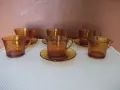 Комплект"DURALEX"от 6 бр. чашки за кафе и др. с 4бр. чинийки, снимка 2