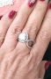 Изумителен сребърен пръстен проба 925 и житен клас 