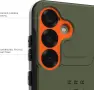 Здрав защитен калъф UAG Civilian, проектиран специално за стандартния Samsung Galaxy S25 6.2 инча., снимка 5