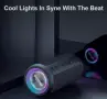 Безжична Bluetooth водоустойчива тонколона ORTIZAN X10 Преносима с LED светлина IPX7, снимка 6