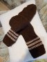 Ръчно плетени чорапи вълна размер 43, снимка 1