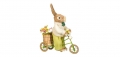 Великденска декоративна фигура, Заек с велосипед, снимка 1 - Декорация за дома - 36035208