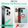 Калъф TUCCH Wallet за iPhone 16 Pro (6,3") 2024, снимка 3
