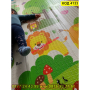 Сгъваемо детско килимче за игра, топлоизолиращо 180x200x1cm - Жираф и Писта с Влакчета - КОД 4133, снимка 5