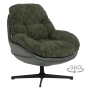 Супер удобно,меко и красиво кресло -въртящо се на 360градуса,мека дамаска в беж или маслено зелена, снимка 2