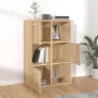 vidaXL Шкаф за съхранение, дъб сонома, 60x29,5x90 см, инженерно дърво, снимка 3
