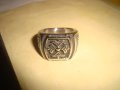 БЛАГОРОДНА СТОМАНА МОДЕН ОРНАМЕНТИРАН НОВ СТИЛЕН АРТ ПРЪСТЕН МАРКИРАНА СТОМАНА 7396, снимка 5