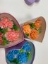 Подаръци от ароматен глицеринов сапун , снимка 1 - Изкуствени цветя - 39857408