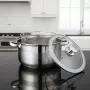 Тенджера с кошница за пържене и стъклен капак Cheffinger Ø24 см - инокс, 6,5 л, за всички котлони , снимка 4