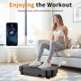 Фитнес плоча вибрационна платформа , Bluetooth функция, Дистанционно управление, еластични ленти, снимка 11