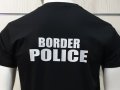 Нова мъжка тениска с дигитален печат Border Police (Гранична полиция), снимка 3