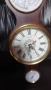 старинен часовник с барометър и термометър, снимка 1